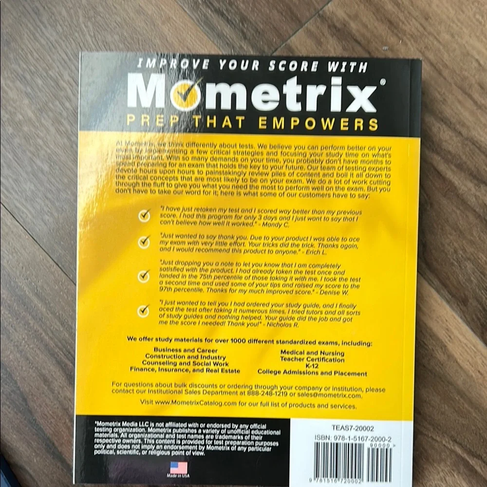 ATI TEAS Test Prep Books